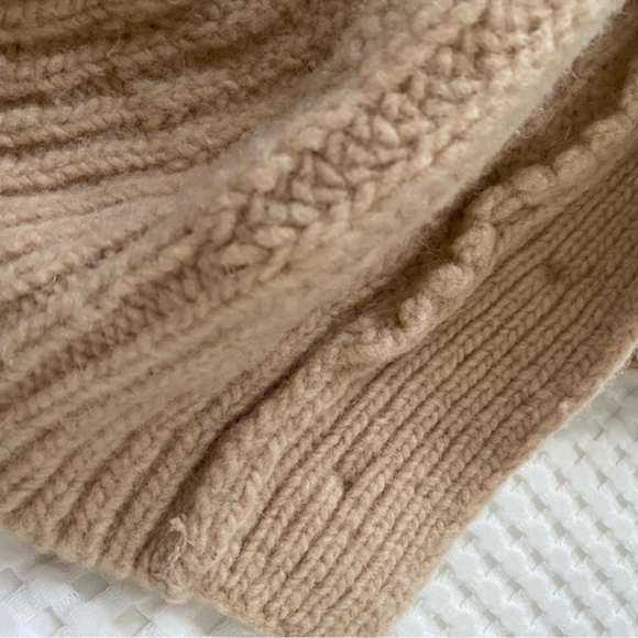 Babaa wool cardigan woman no19 mini rose - Picture 4 of 8